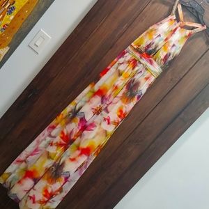 Cache Long Flowy Dress